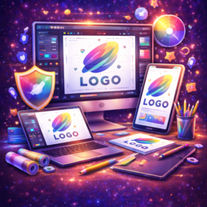 تصميم شعارات رقمية ولوجو للمتاجر